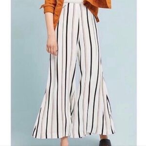 Anthropologie Ett Twa Striped Wide Leg